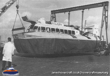 SRN6 being built at Cowes -  (credit: The <a href='http://www.hovercraft-museum.org/' target='_blank'>Hovercraft Museum Trust</a>).
